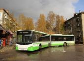 По Химках (Подмосковье) курсируют новые низкополые автобусы