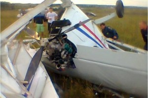 В Калининградской области разбился самолёт  