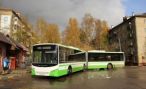 По Химках (Подмосковье) курсируют новые низкополые автобусы